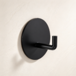 4-Pack Black Adhesive Hooks
