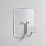 10-Piece Strong Self-Adhesive Waterproof Wall Hooks